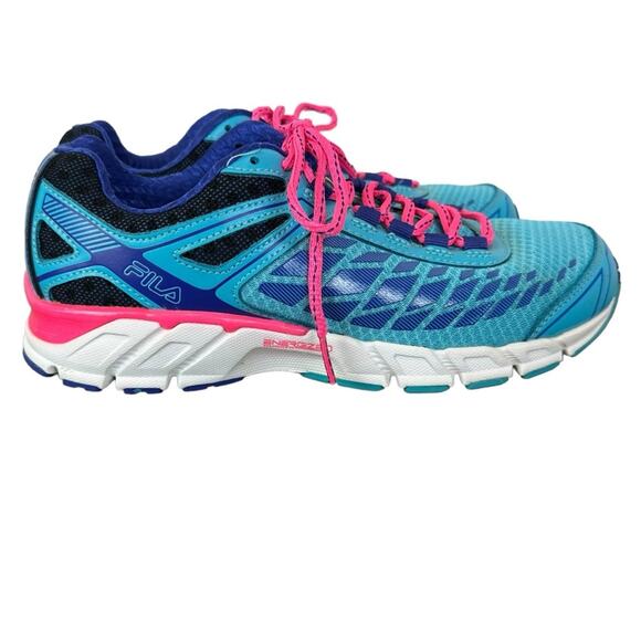 Fila Dashtech Energized Running Sneakers Sz 9 5sr20518-466 Cool Max Memory Foam - Picture 5 of 8